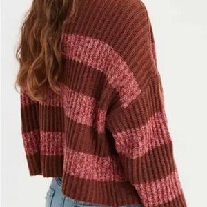American Eagle Striped Knit Sweater - Small Petite